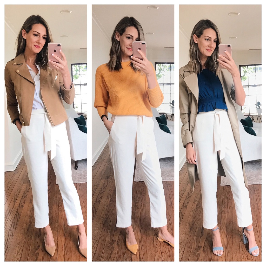 White pants for women: how to wear them