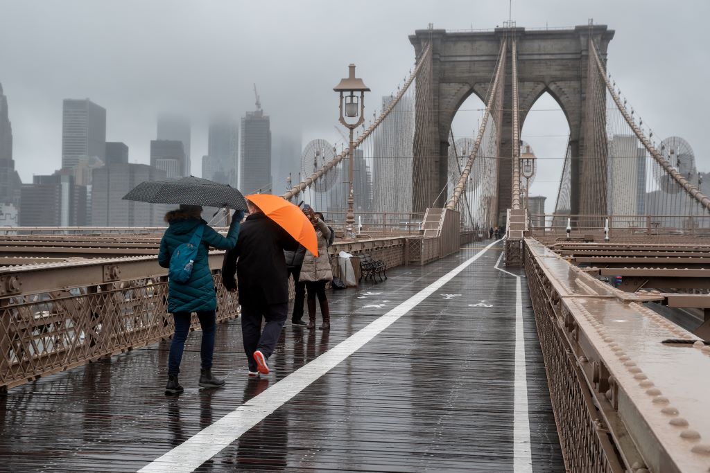 What is the point of a rainy day in New York?
