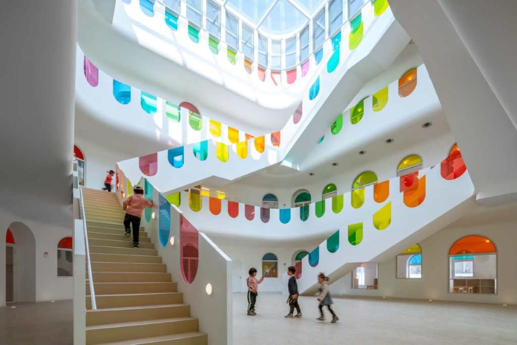What are the factors to be considered in the design of a school building