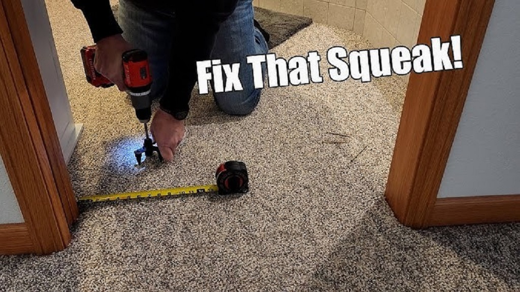 How do you fix squeaky hardwood floors