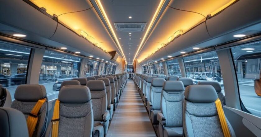 Boutique Coach Interior Lighting Options for Relaxing Travel