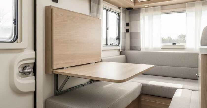 Fold-flat RV Furniture Storage Upgrades