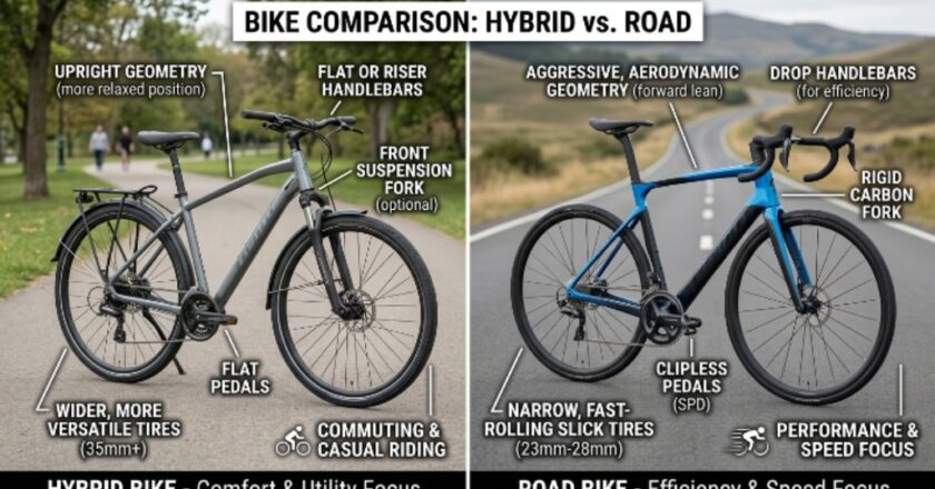 How To Choose Between a Hybrid Bike and Road Bike: Which One Fits Your Riding Needs?