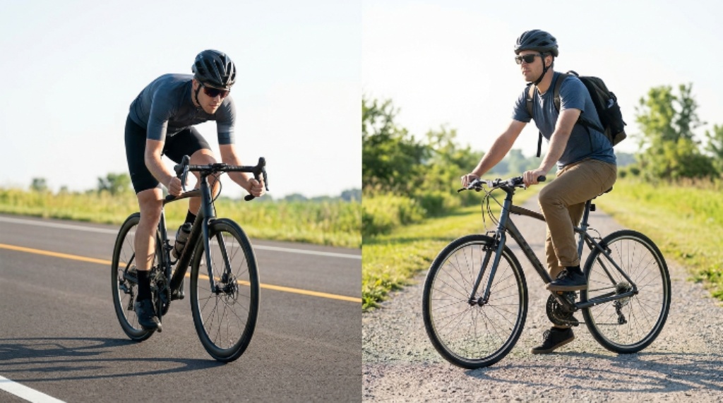 Choosing between a hybrid bike and road bike