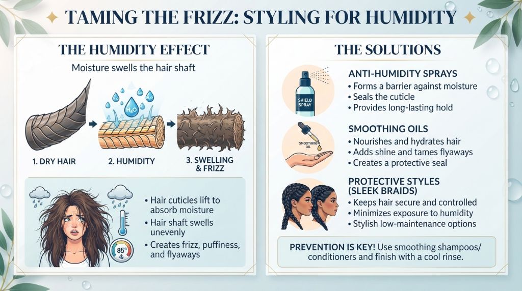 How Climate and Humidity Affect Hair Styling